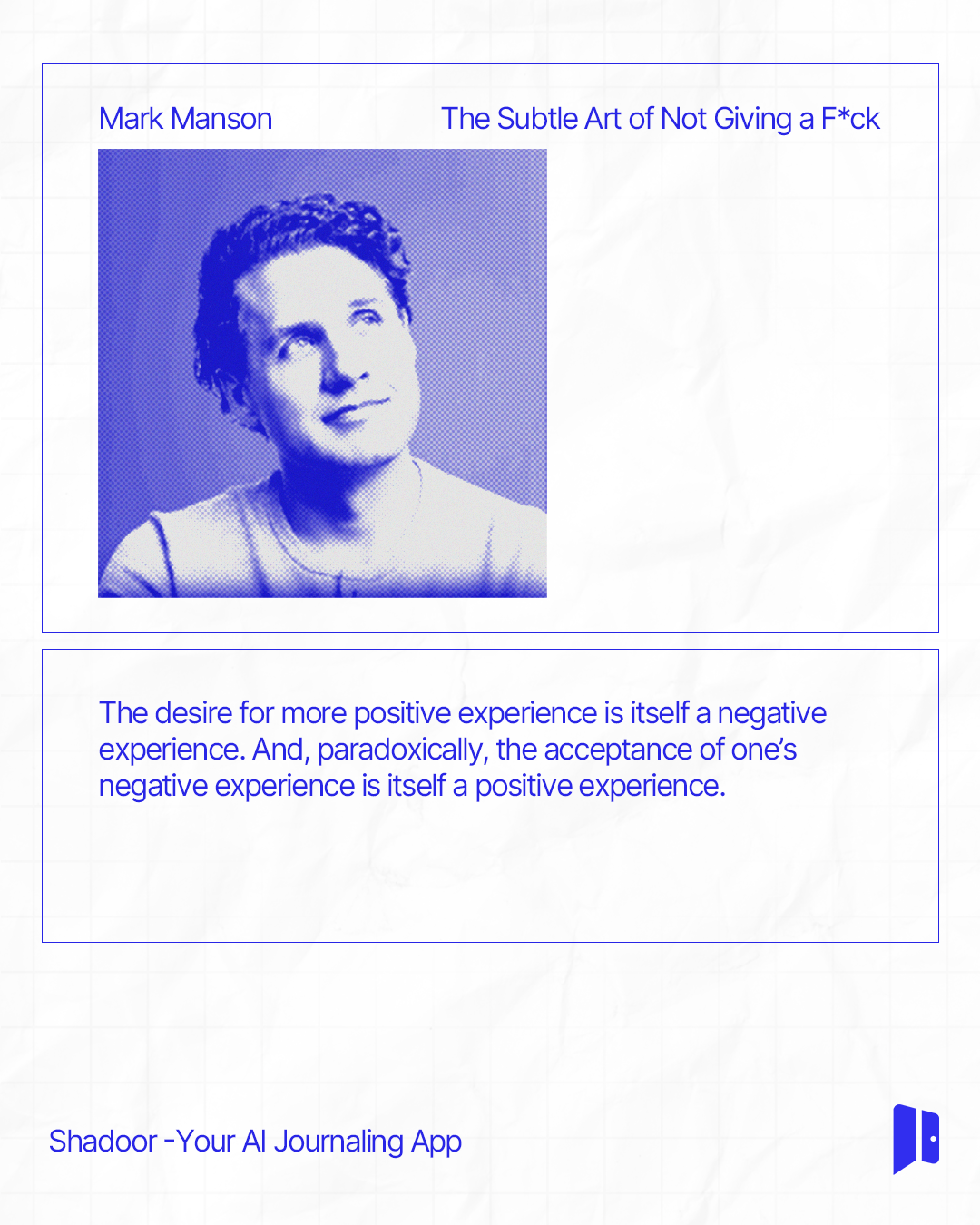 Shadoor content — Mark Manson